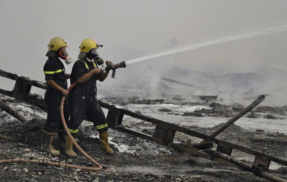 Cavalier assists with combating sulfur fires set by ISIL