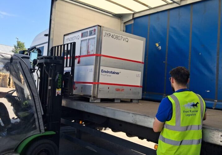 Another high value pharma shipment successfully handled by the Cavalier Logistics UK team