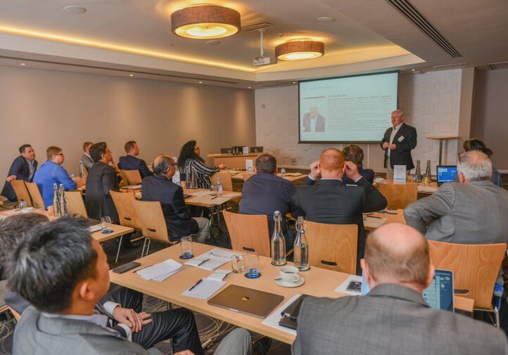 Dr. Iain Barton, Imperial Logistics, conducts a presentation